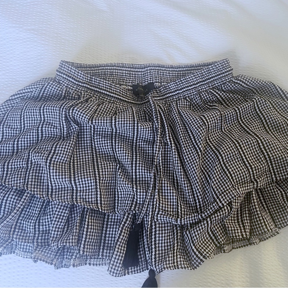 Majorelle XS Skirt Gingham NWOT